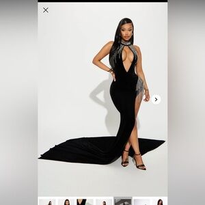 Elegant Black Evening Gown
